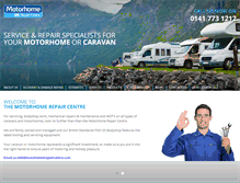 Tablet Screenshot of motorhomerepaircentre.com